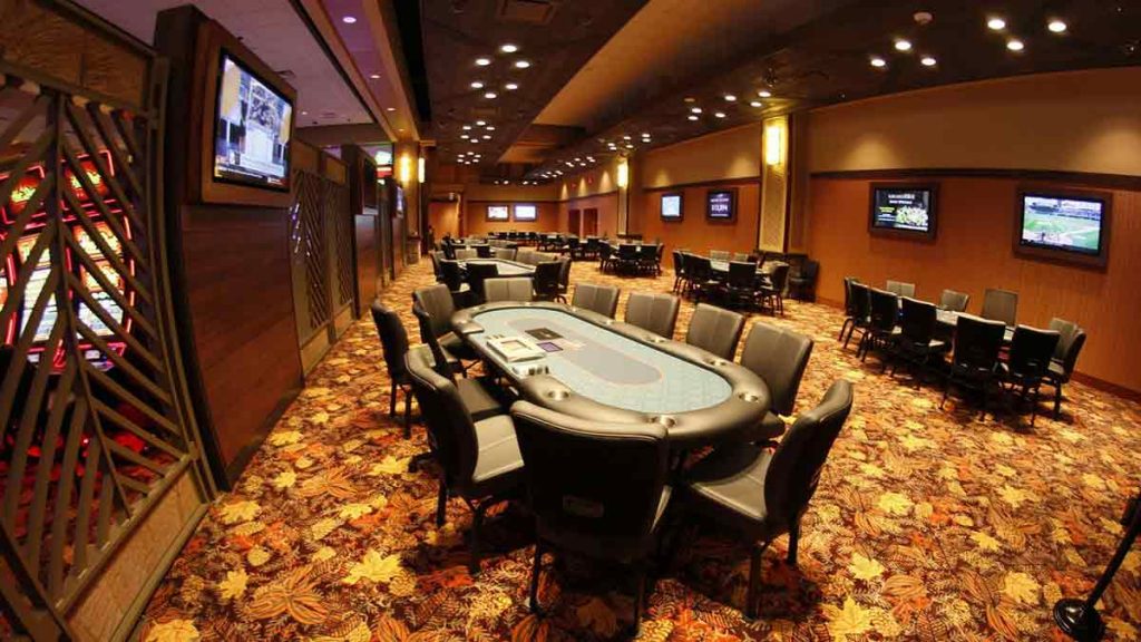 poker corner living room