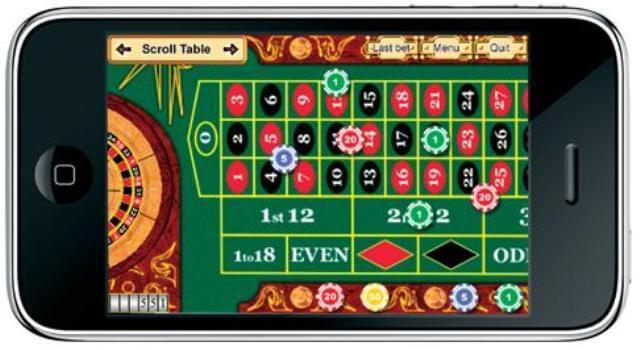 Casino games for iPhones. 