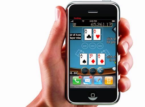 Many casino apps have poker games in their offer. 