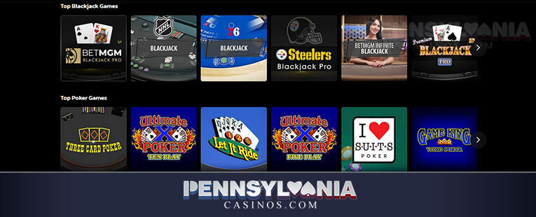 Image of BetMGM Online Casino - Blackjack