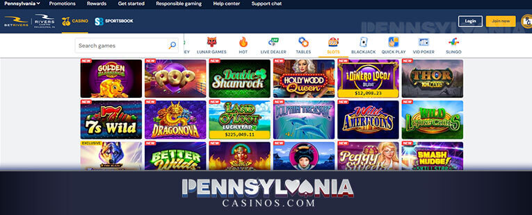 Image of BetRivers Online Casino - Slots